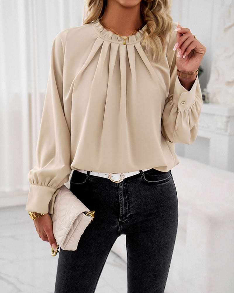 Anna | Elegante blouse met ruches