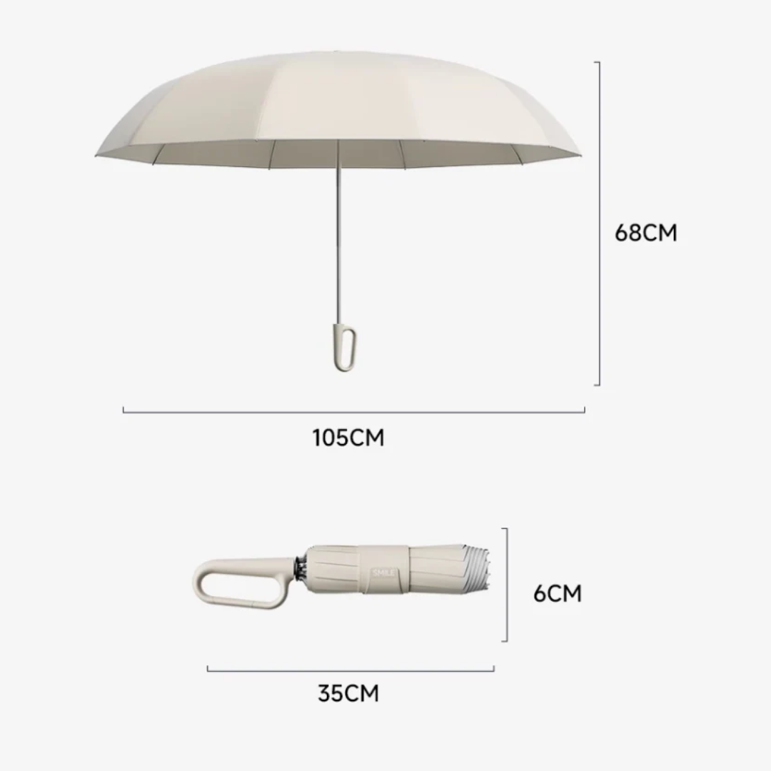 StormGuard Ultra Windbestendige Paraplu met Reflecterende Veiligheidsrand