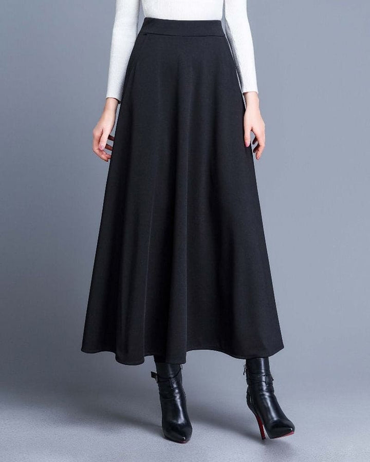 Lange Maxi Rok met Hoge Taille