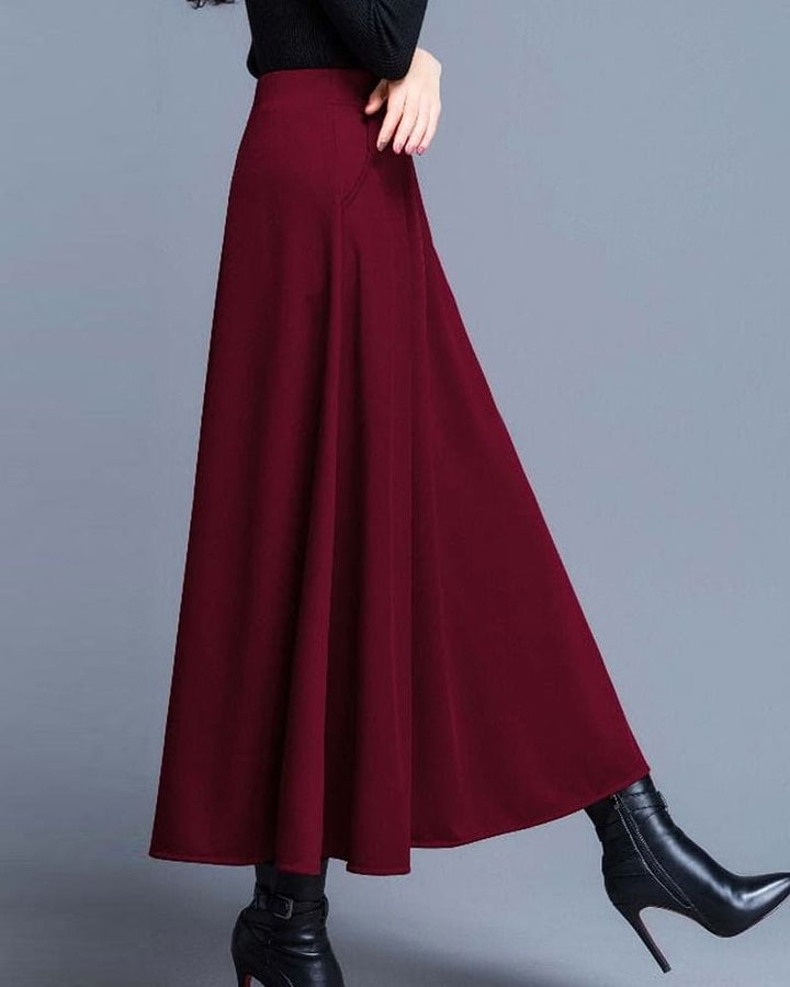 Lange Maxi Rok met Hoge Taille