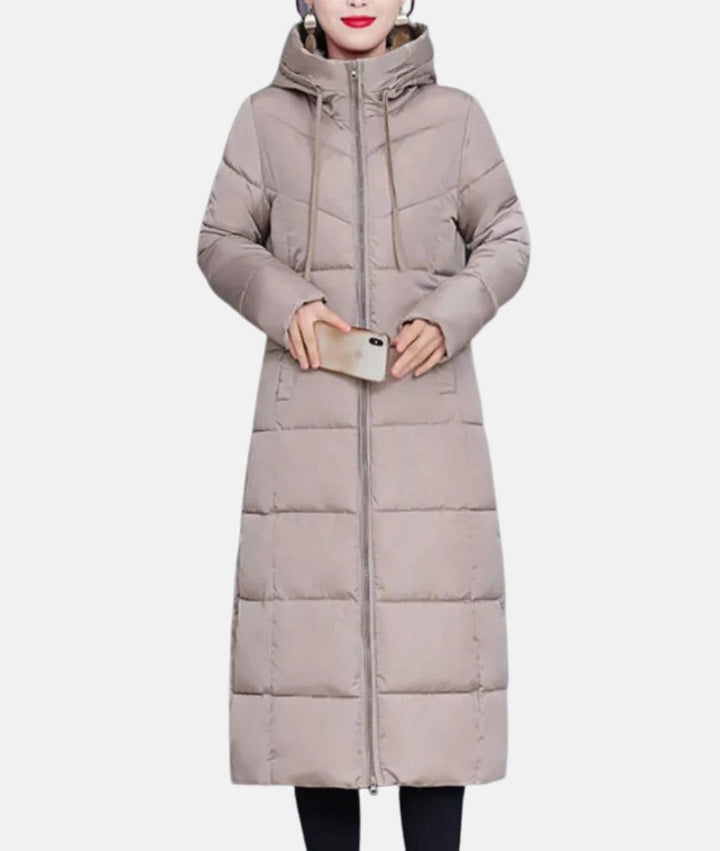 LinaWear™ | Lange winterjas voor dames | Warm en stijlvol voor herfst en winter