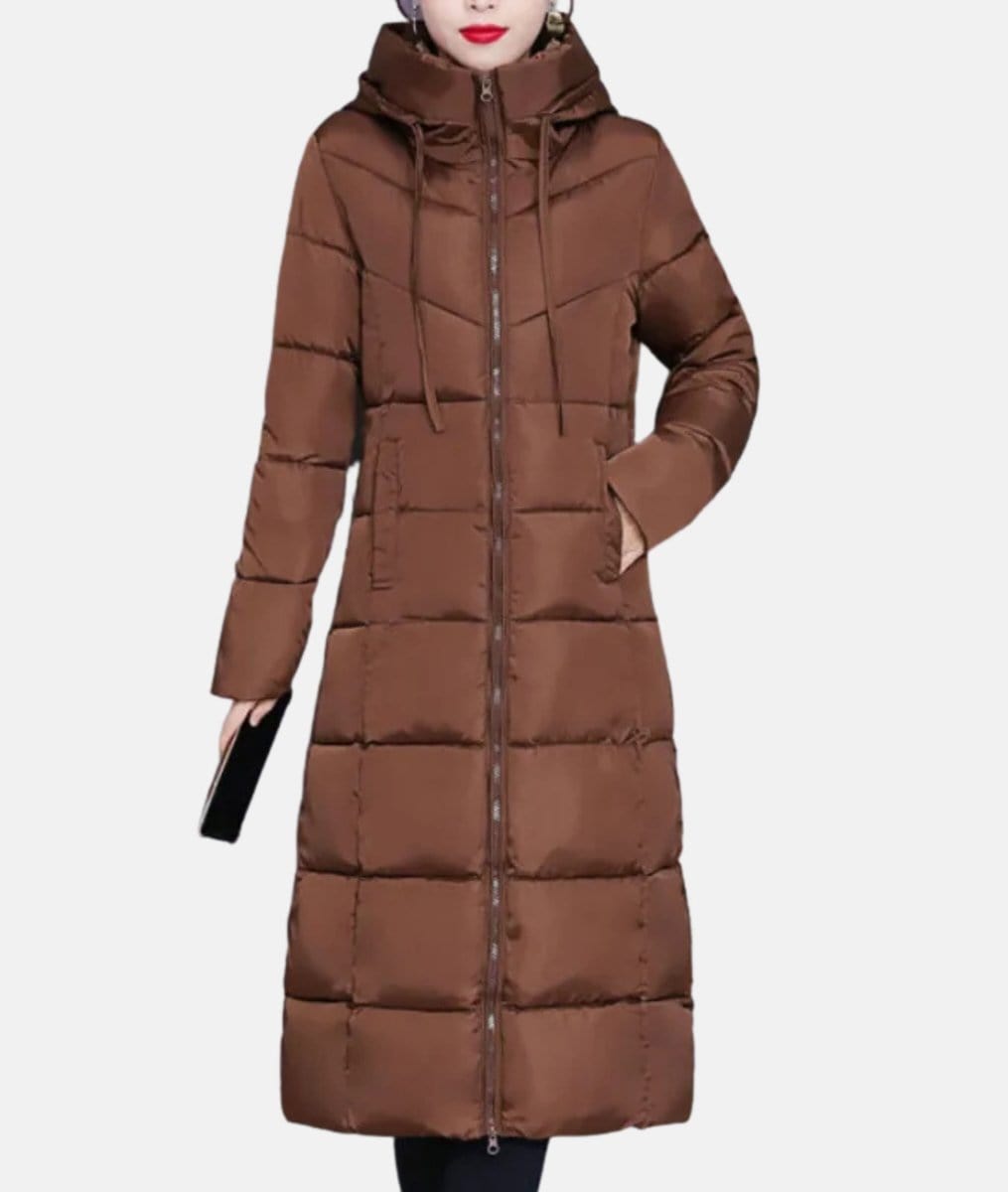 LinaWear™ | Lange winterjas voor dames | Warm en stijlvol voor herfst en winter