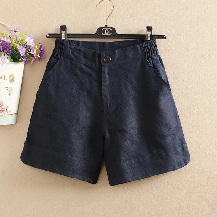 Luxe Bred Casual Shorts voor Dames