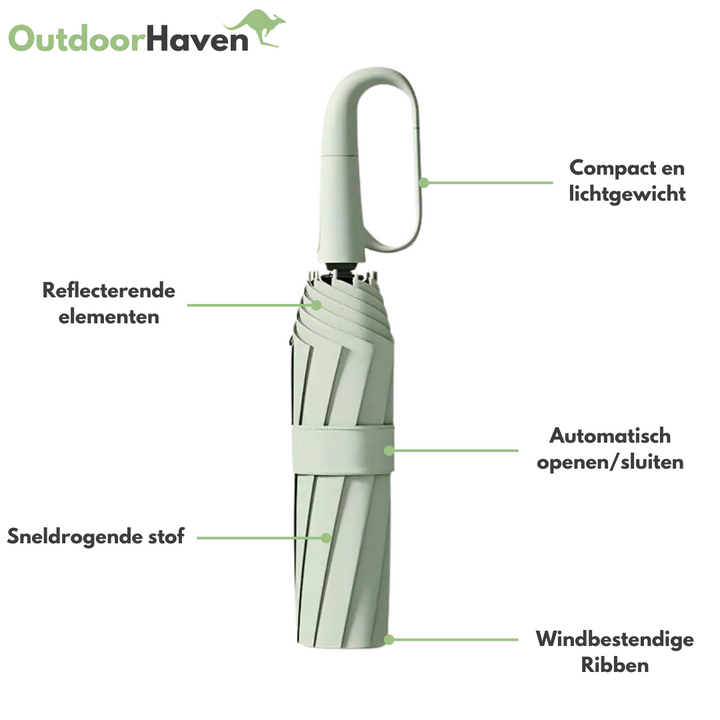 StormGuard Ultra Windbestendige Paraplu met Reflecterende Veiligheidsrand