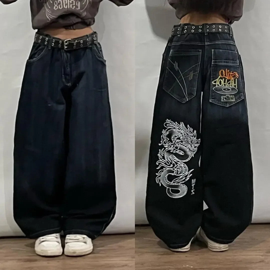 Nina | Y2K Baggy Harajuku Broek voor Dames