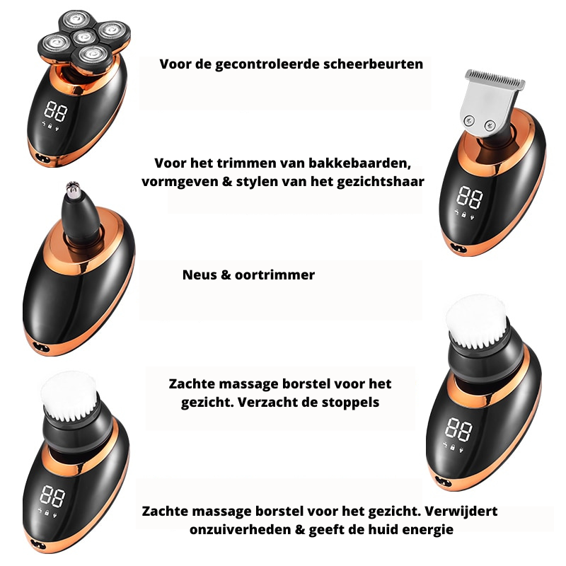 PowerTrim™ | Waterdichte, draadloze en krachtige trimmer voor mannen