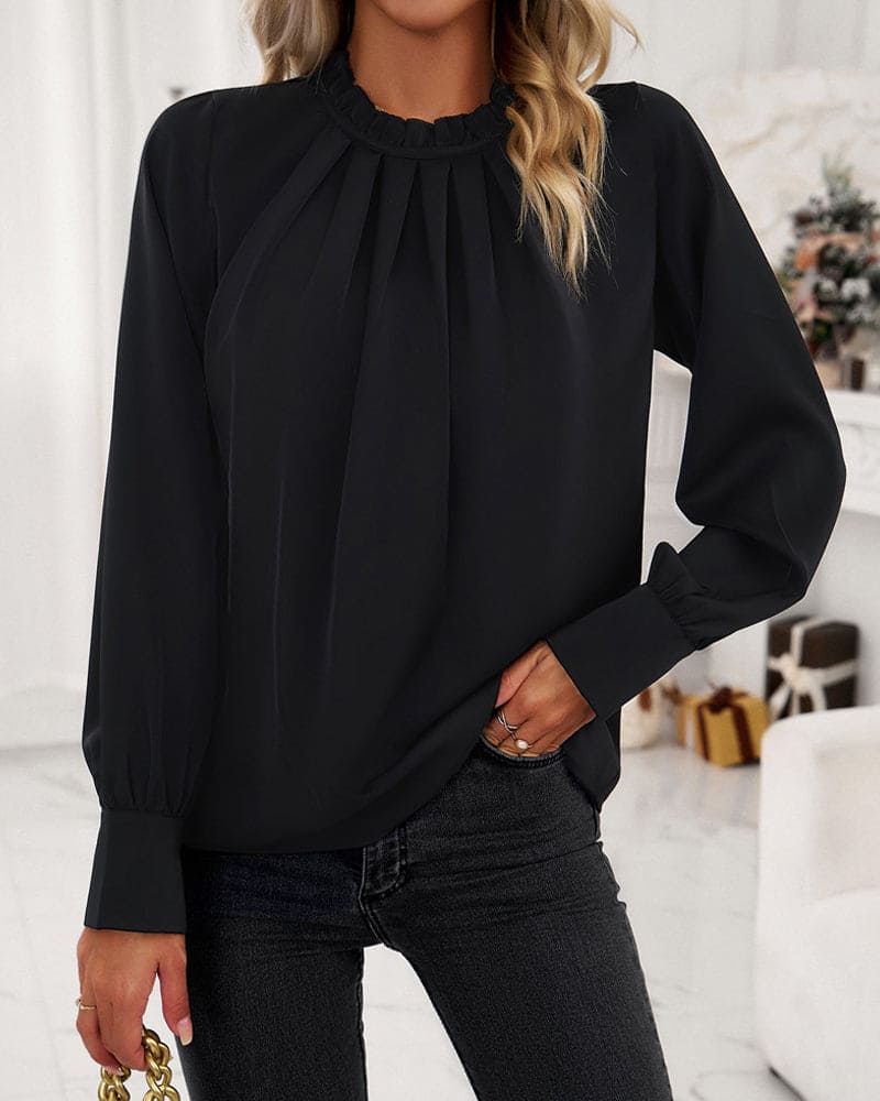 Anna | Elegante blouse met ruches