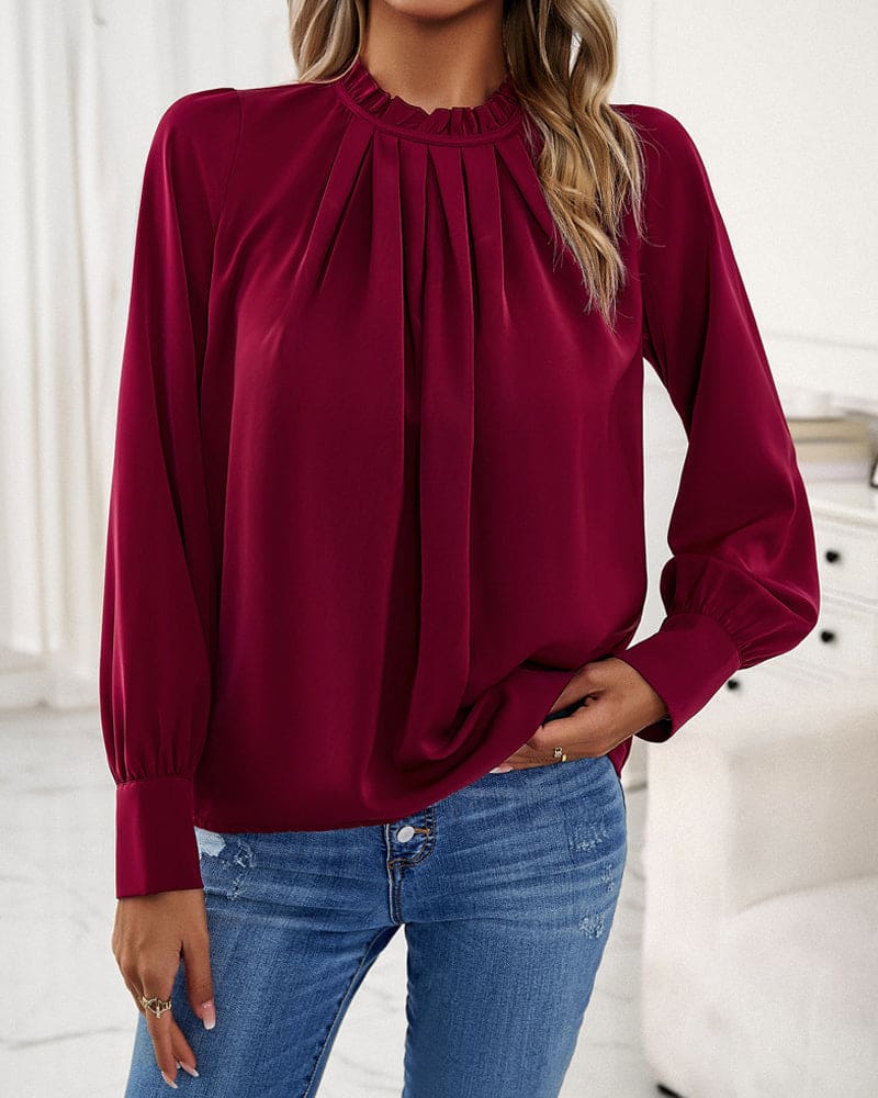 Anna | Elegante blouse met ruches