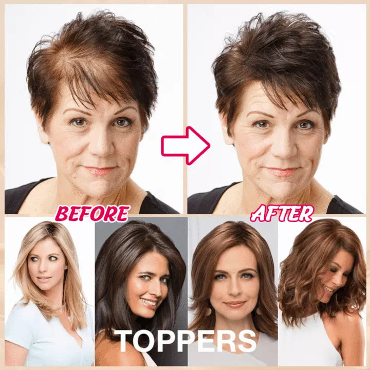 SnelStijl™ - Instant Haar Transformatie Topper - 1+1 Gratis